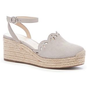 SOLE SOCIETY suede espadrille wedge platform sandals Size 10M